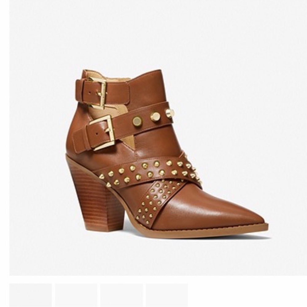 Michael Kors Dover Astor Stud Leather Ankle Boot ✨brand new✨ No box
